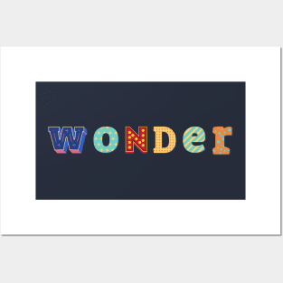 Wonder - Multi color T-shirt for Birthday Gift Posters and Art